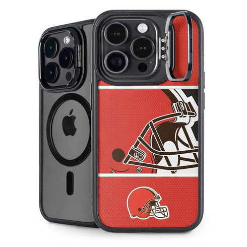 NFL Cleveland Browns Zone Block iPhone 16 Pro Kickstand Case